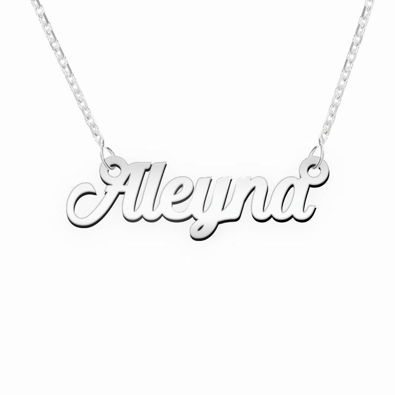 Namenskette aus Silber "Aleyna"