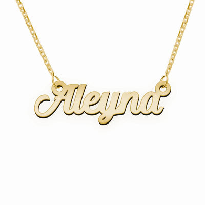 Namenskette aus Silber "Aleyna"