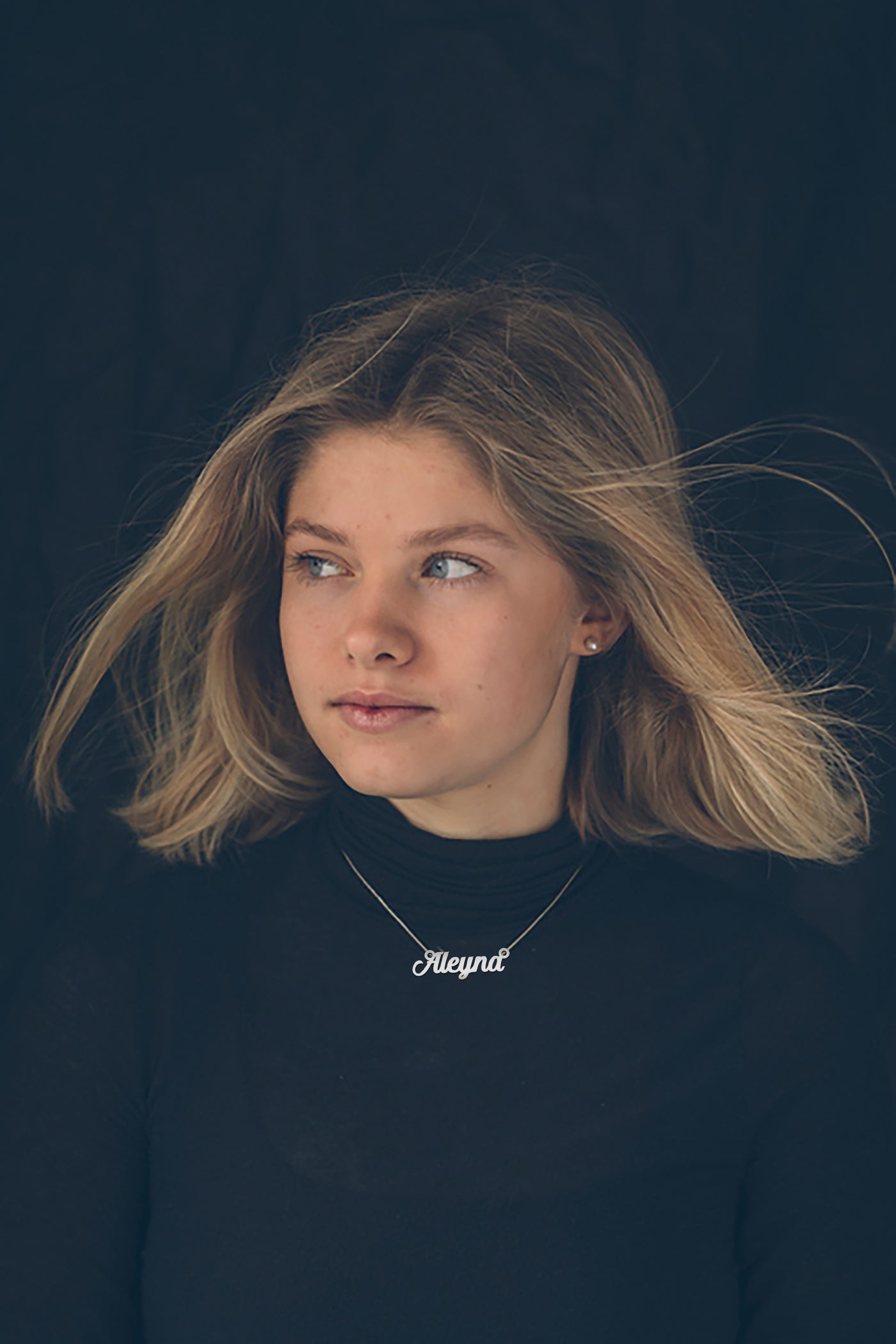 Namenskette aus Silber "Aleyna"