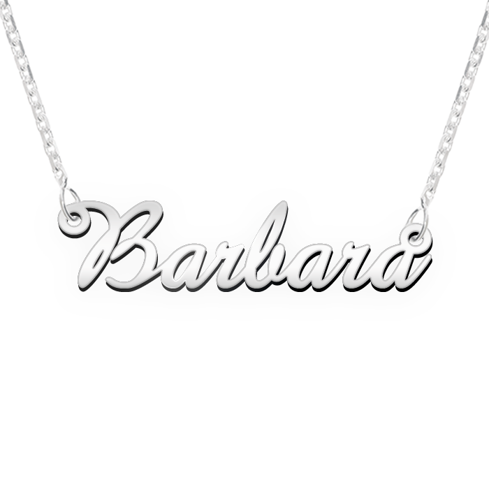 Namenskette Schriftart "Barbara"
