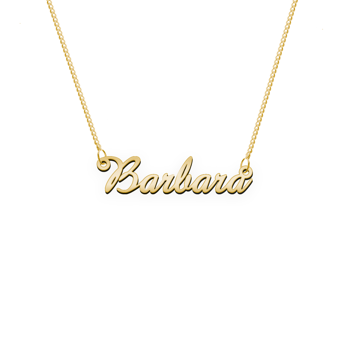 Namenskette Schriftart "Barbara"