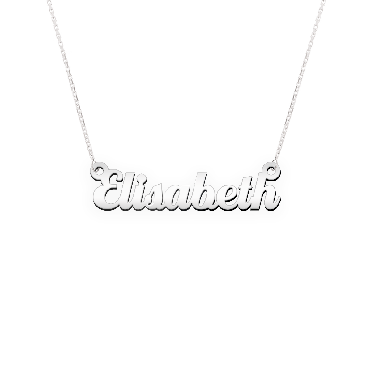 Namenskette Schriftart "Elisabeth"