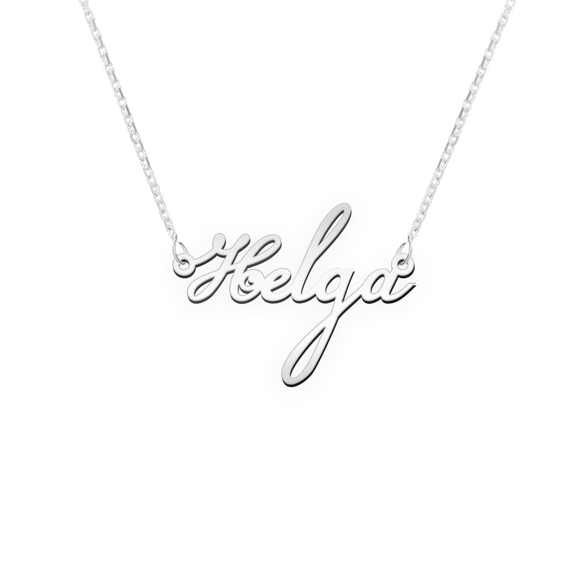 Namenskette Schriftart "Helga"