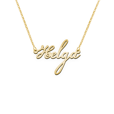 Namenskette Schriftart "Helga"