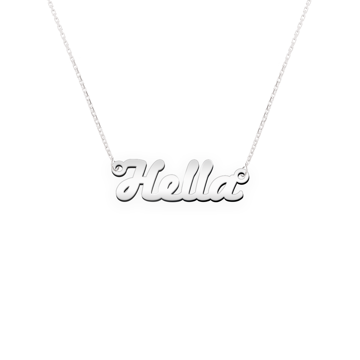 Namenskette Schriftart "Hella"