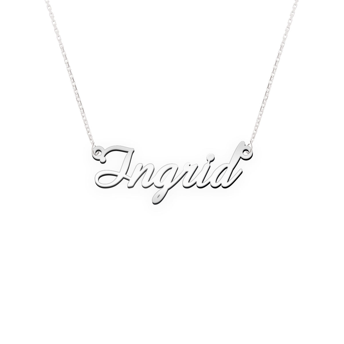 Namenskette Schriftart "Ingrid"