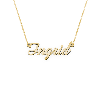 Namenskette Schriftart "Ingrid"
