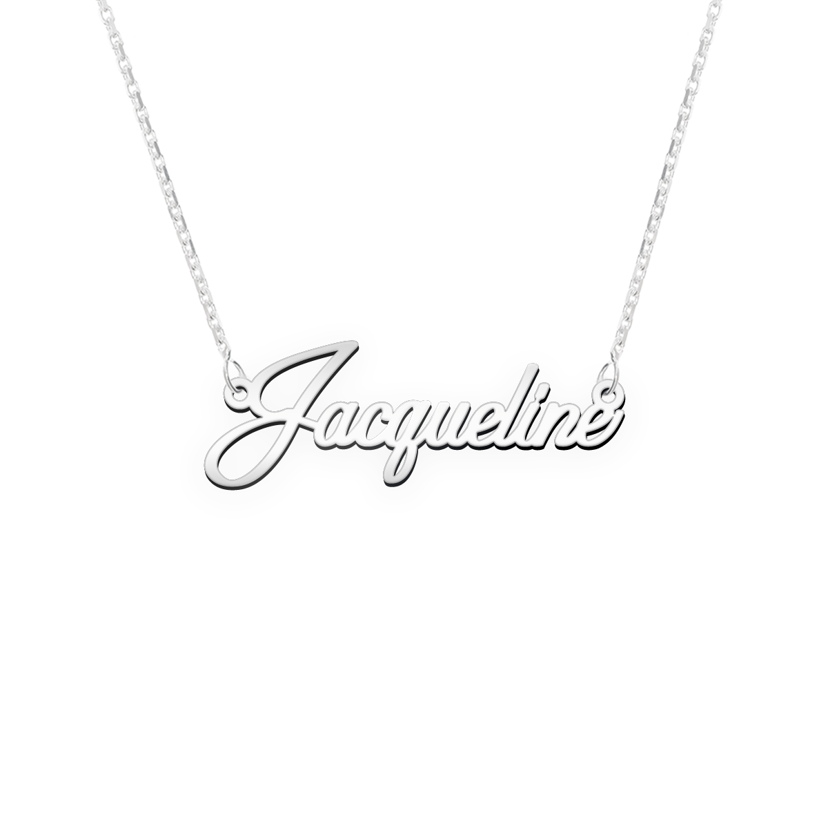 Namenskette Schriftart "Jaqueline"