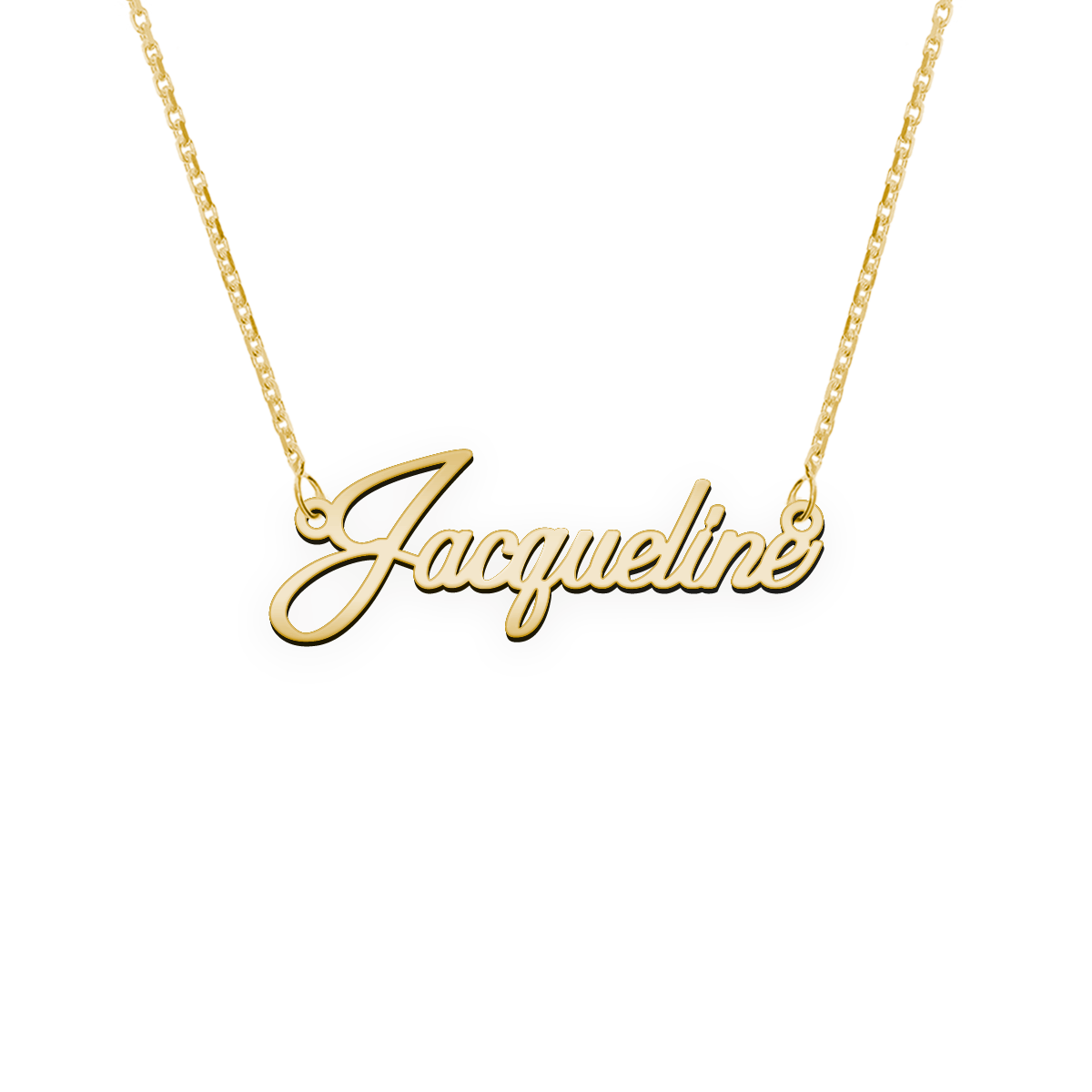 Namenskette Schriftart "Jaqueline"