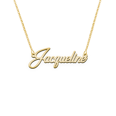 Namenskette Schriftart "Jaqueline"
