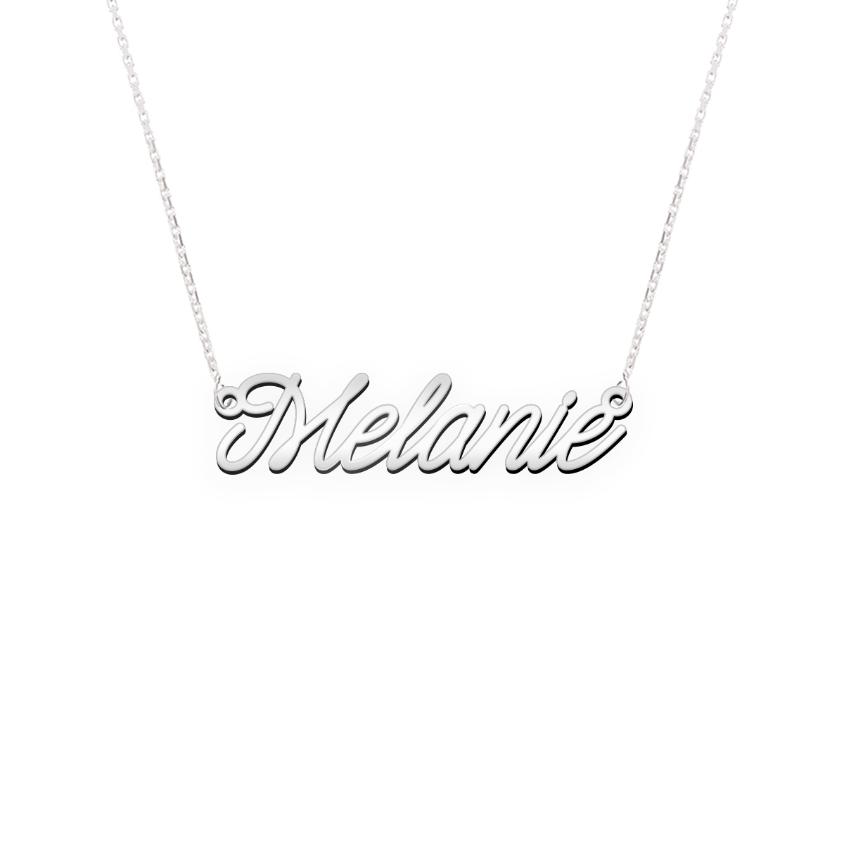 Namenskette Schriftart "Melanie"
