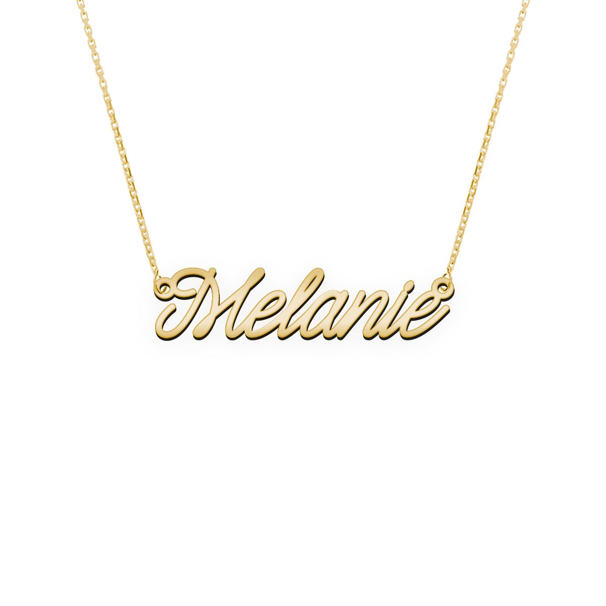 Namenskette Schriftart "Melanie"