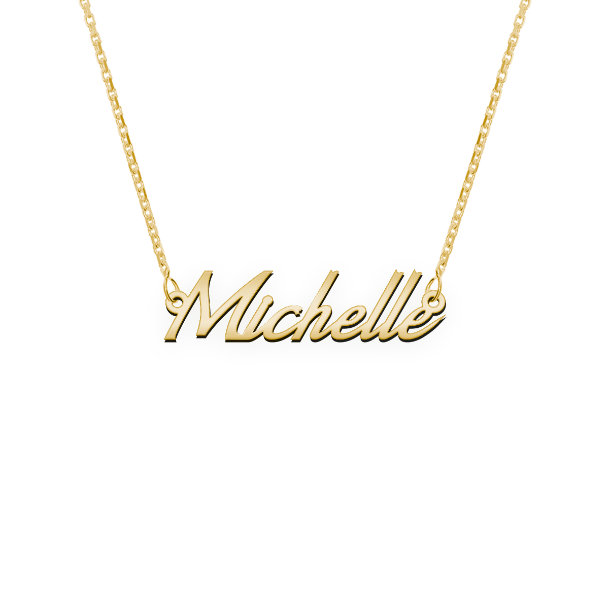 Namenskette Schriftart "Michelle"