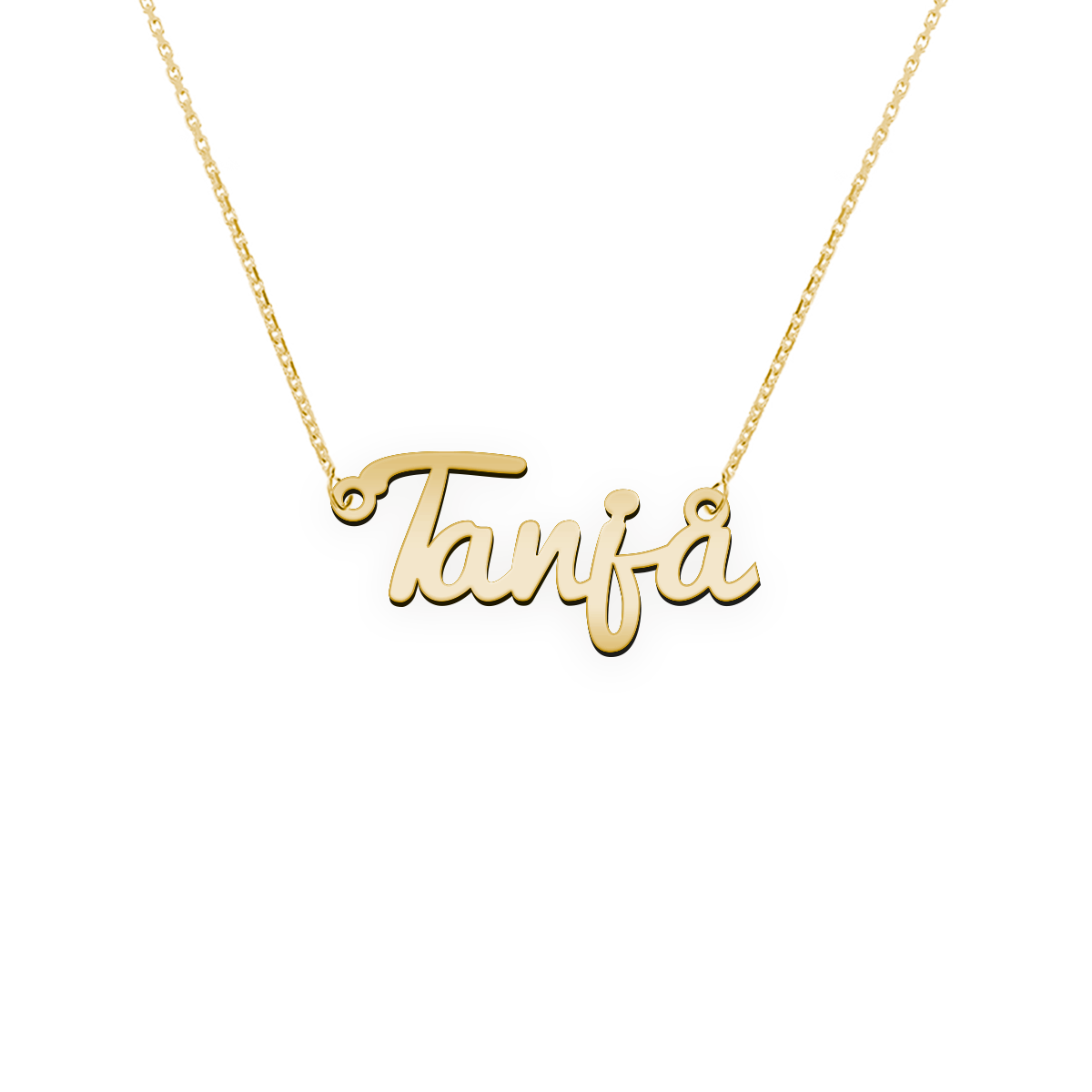 Namenskette Schriftart "Tanja"