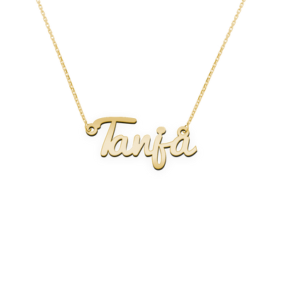 Namenskette Schriftart "Tanja"
