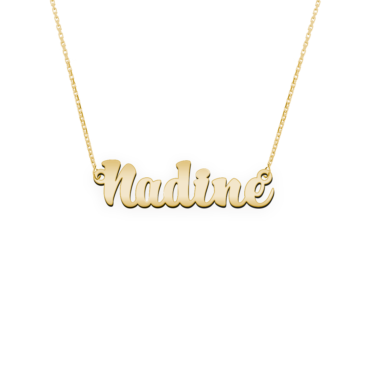 Namenskette Schriftart "Nadine"