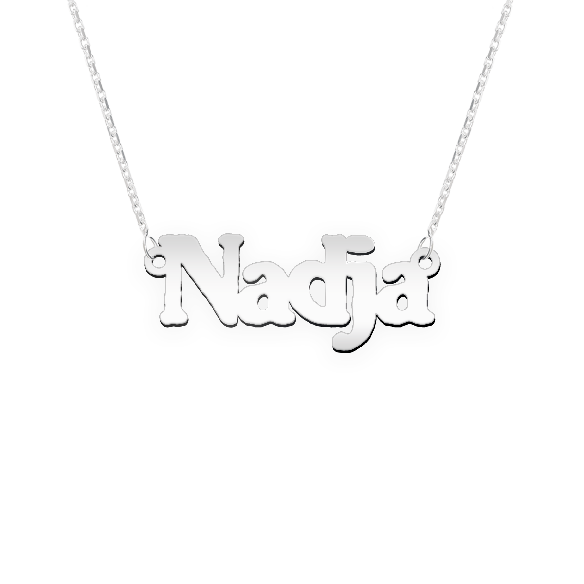 Namenskette Schriftart "Nadja"