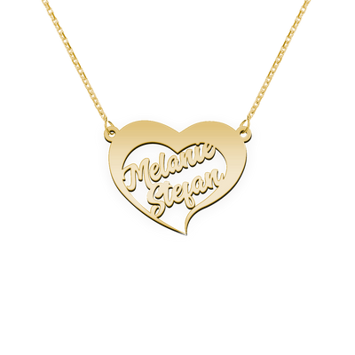 Namenskette Schriftart "Melanie Stefan"