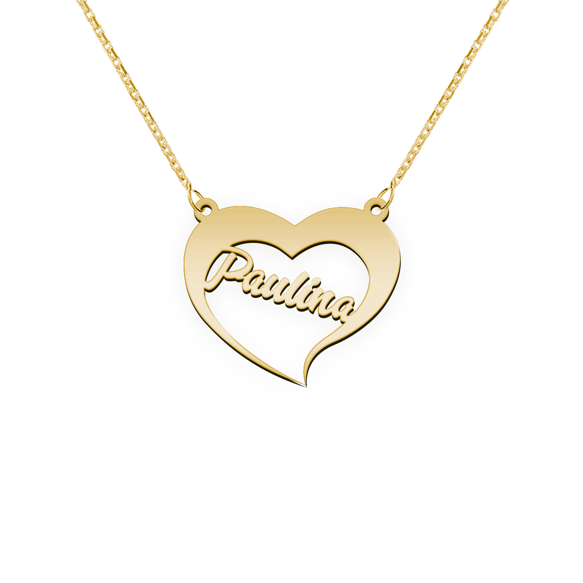 Namenskette Schriftart "Paulina"