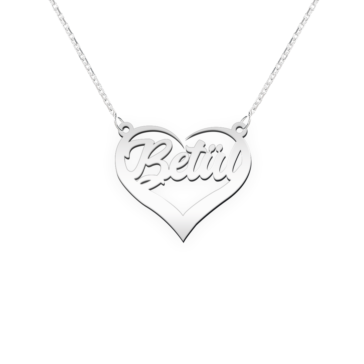 Namenskette Schriftart "Betül"