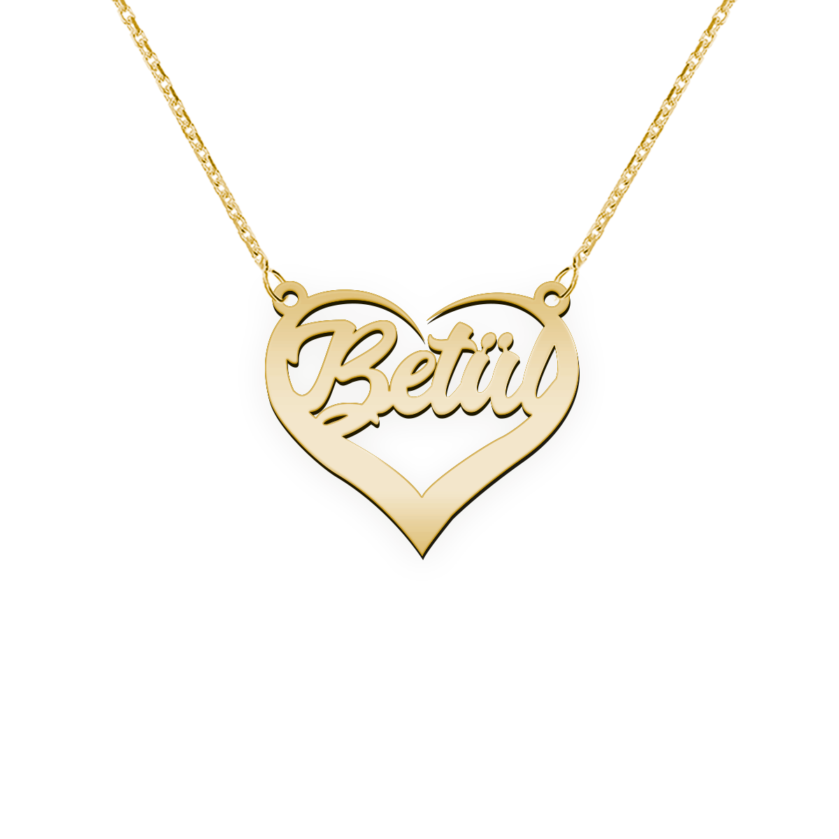 Namenskette Schriftart "Betül"