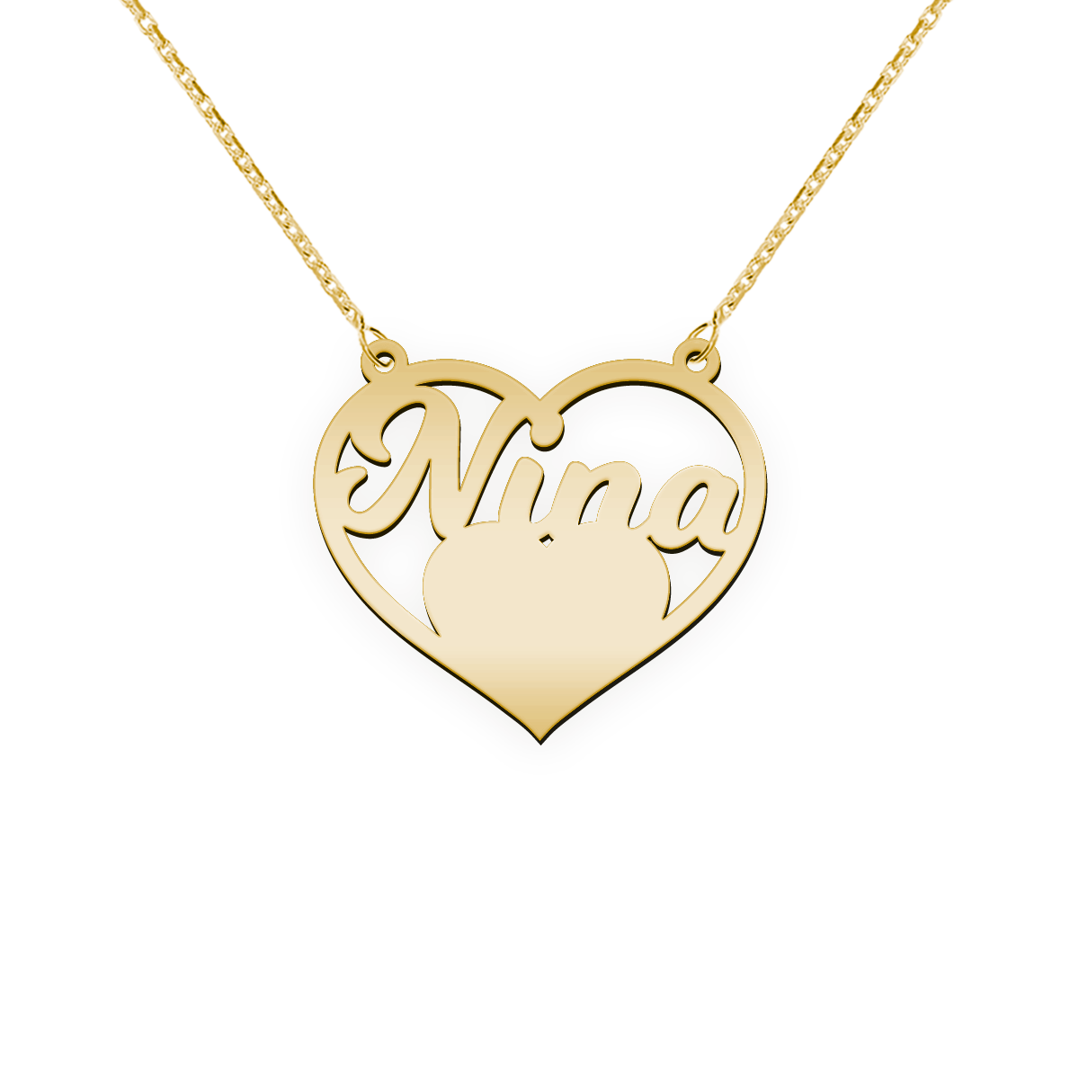 Namenskette Schriftart "Nina"