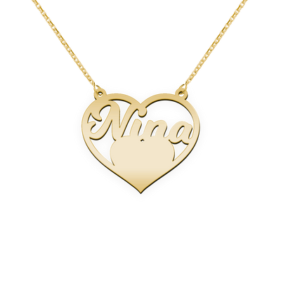 Namenskette Schriftart "Nina"