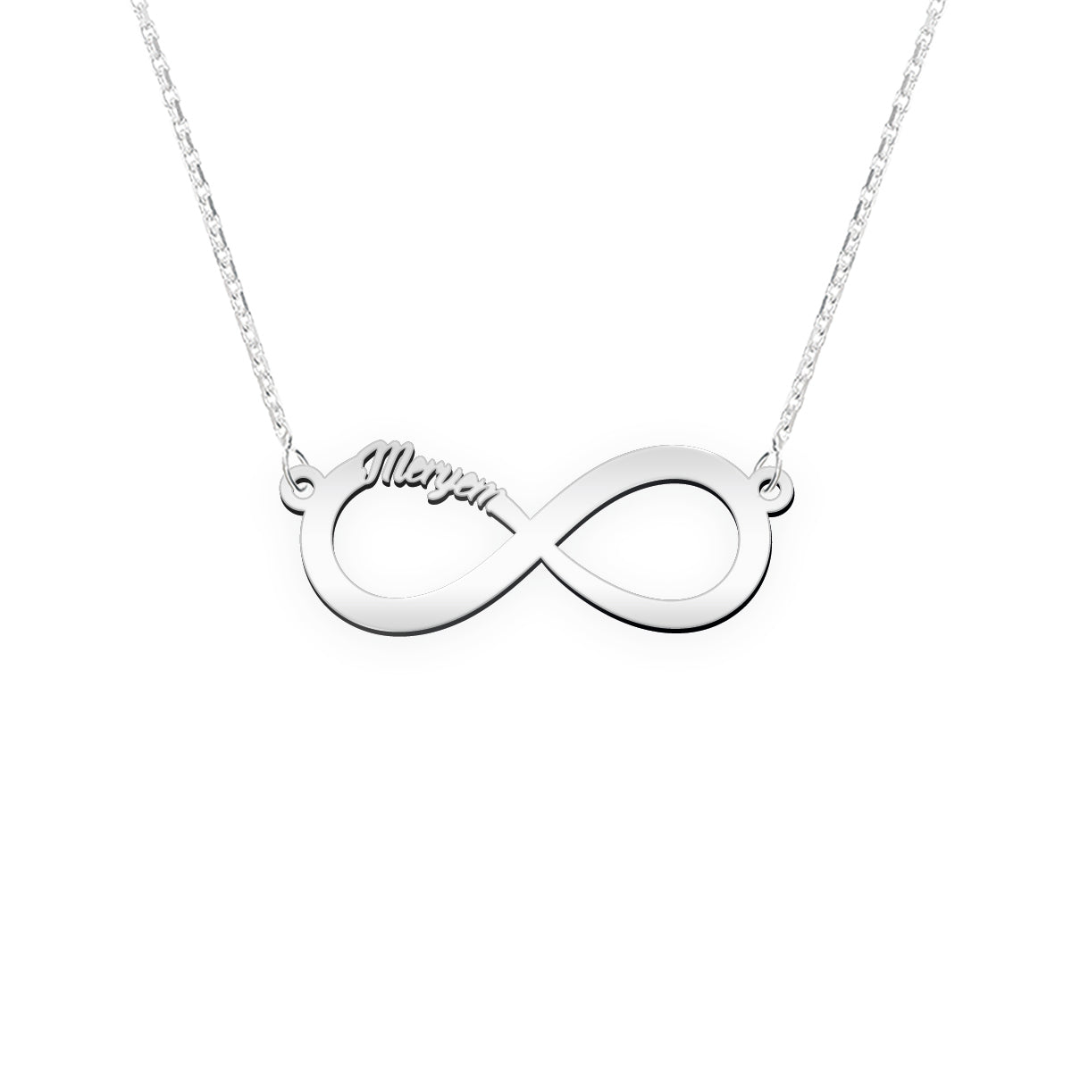 Namenskette mit Infinity "Meryem"