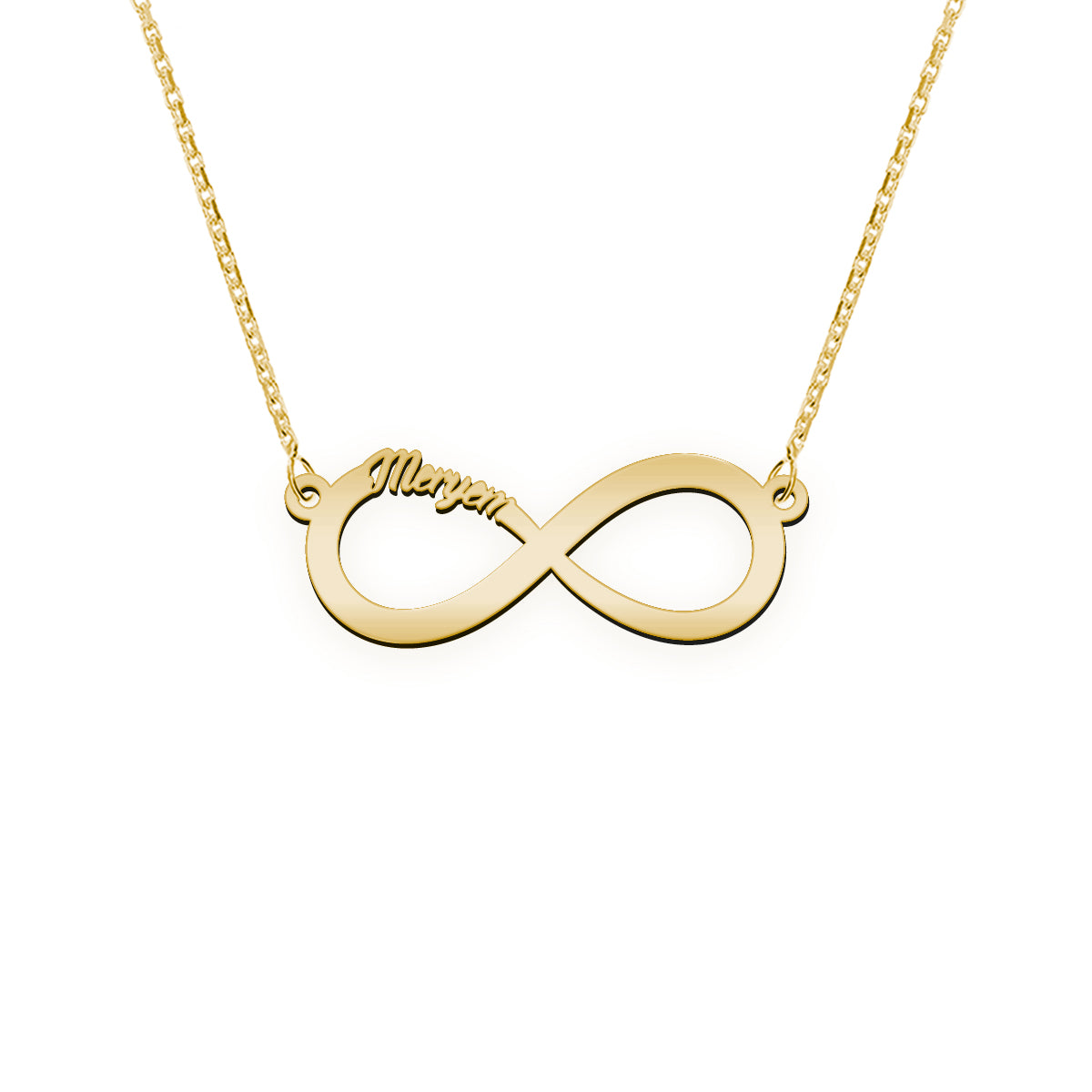Namenskette mit Infinity "Meryem"