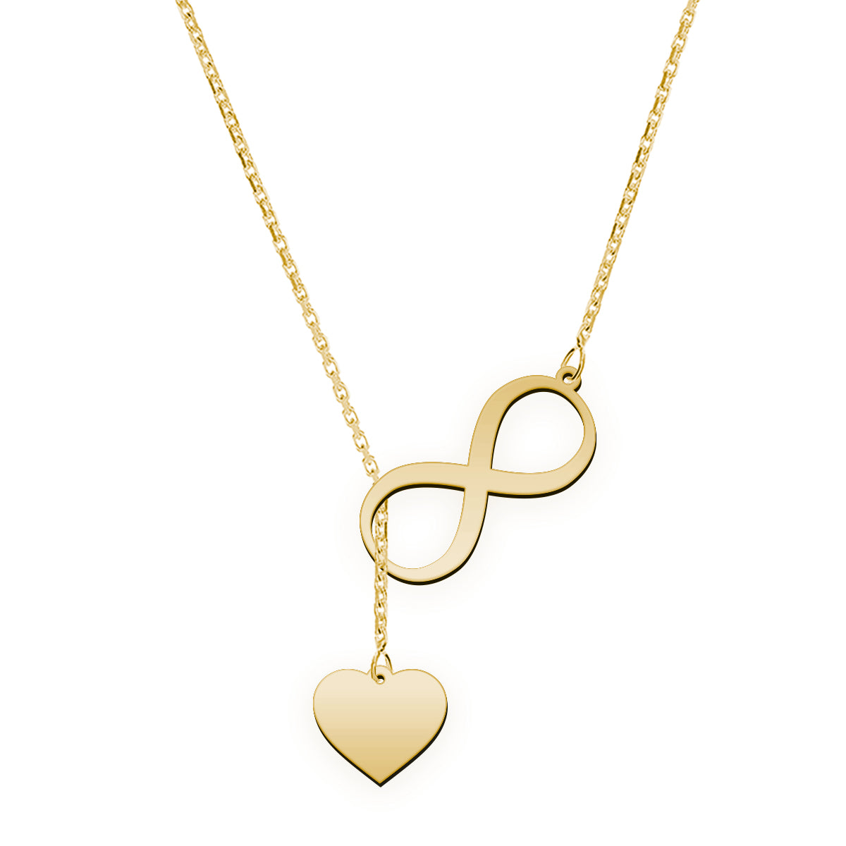 Namenskette mit Infinity Zeichen "Infinity Herz"