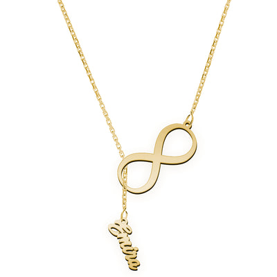 Namenskette mit Infinity Zeichen "Infinity Emira"
