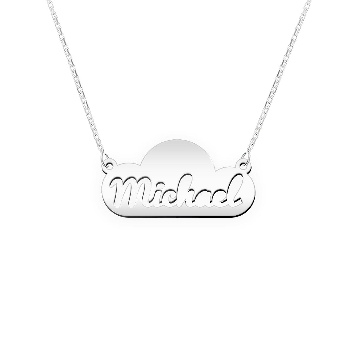 Kopie von Namenskette Schriftart "Michael"