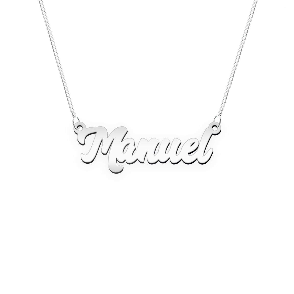 Namenskette für Kinder  Schriftart "Manuel"