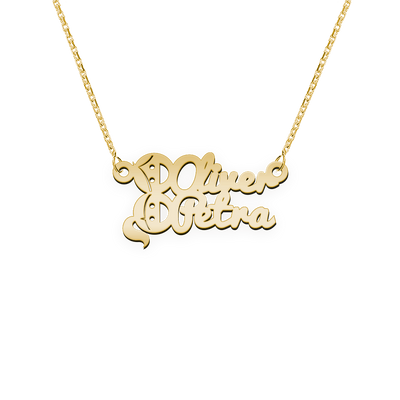 Namenskette Schriftart "Oliver Petra"
