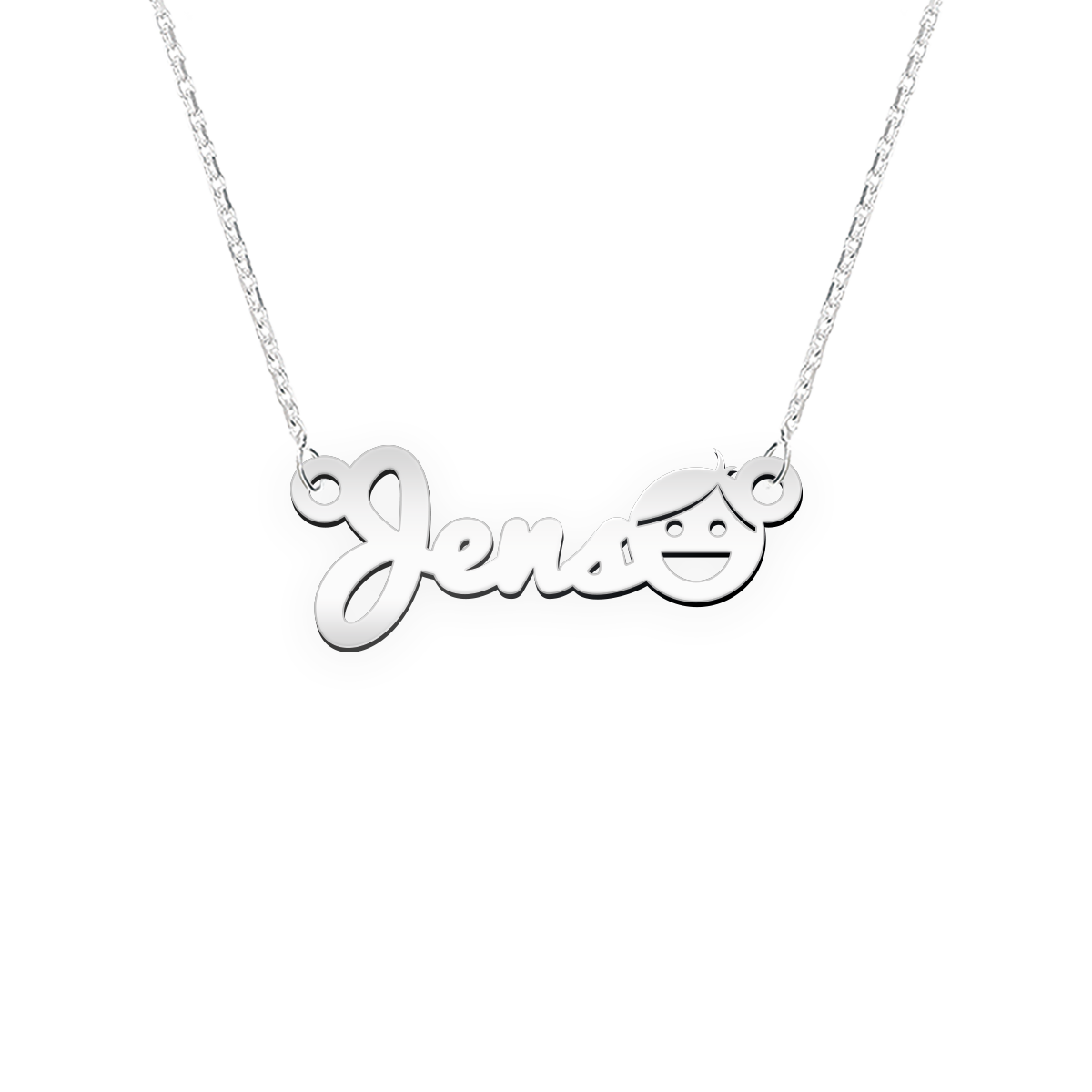 Namenskette Schriftart "Jens"