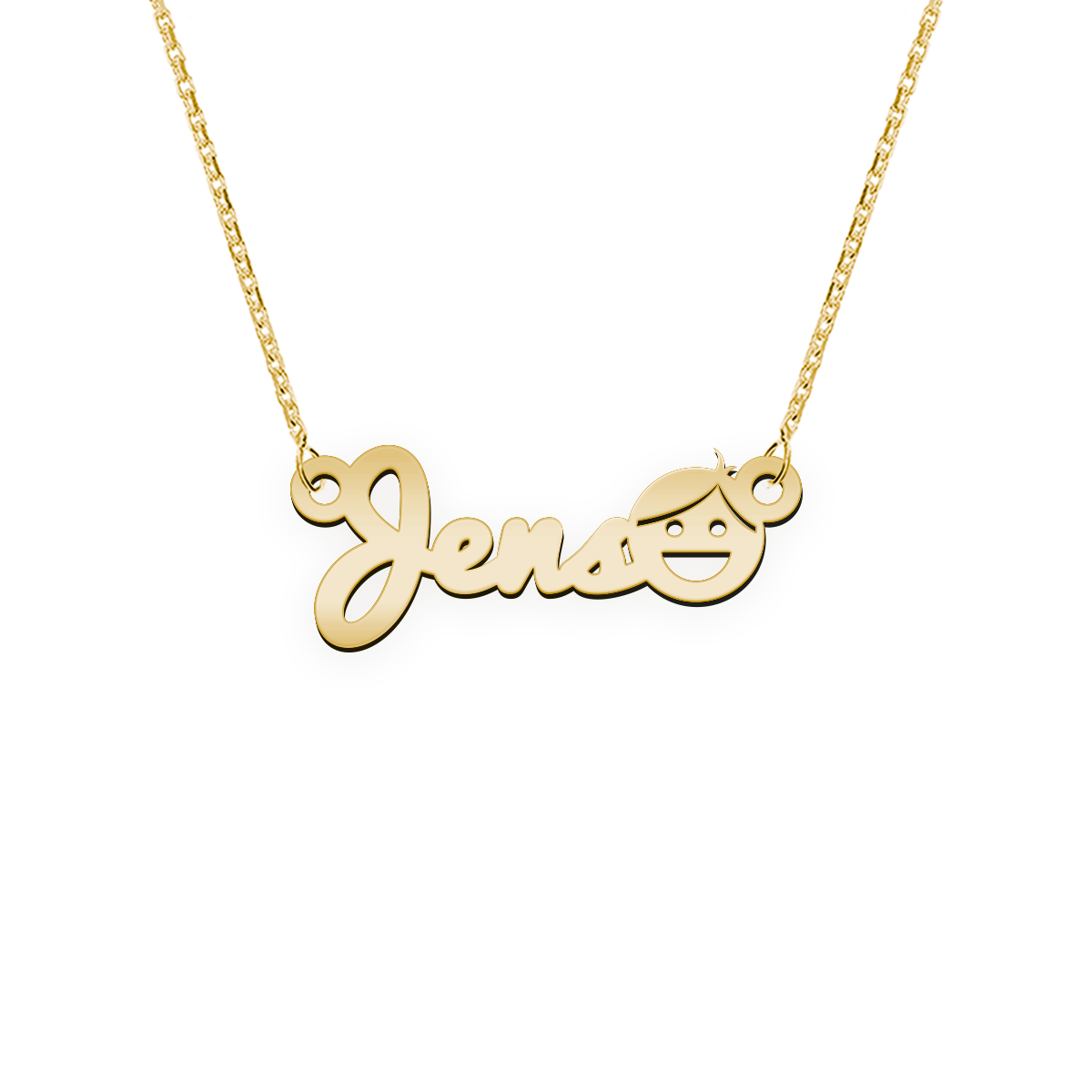 Namenskette Schriftart "Jens"