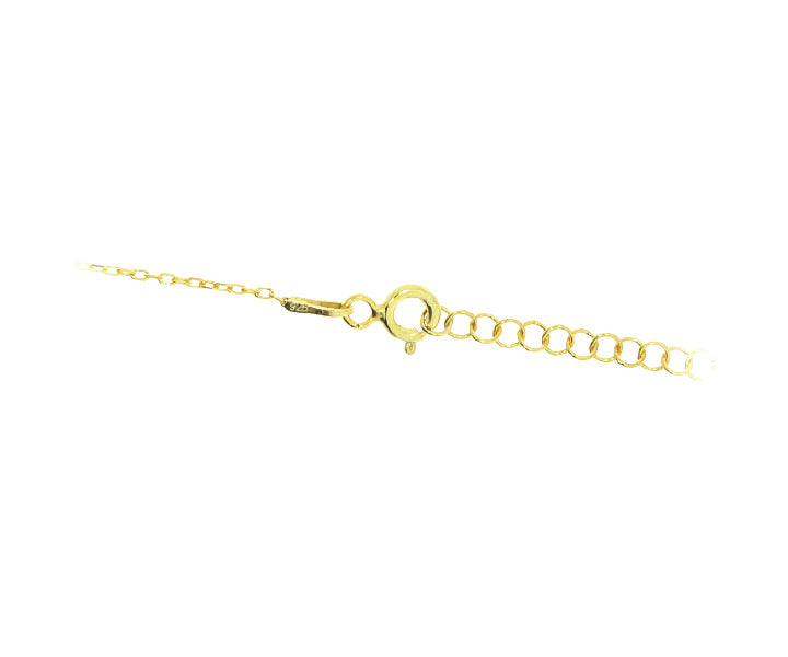 Gravurplatten Anhänger mit Kette Gravur Steine 2,6 cm (vergoldet)