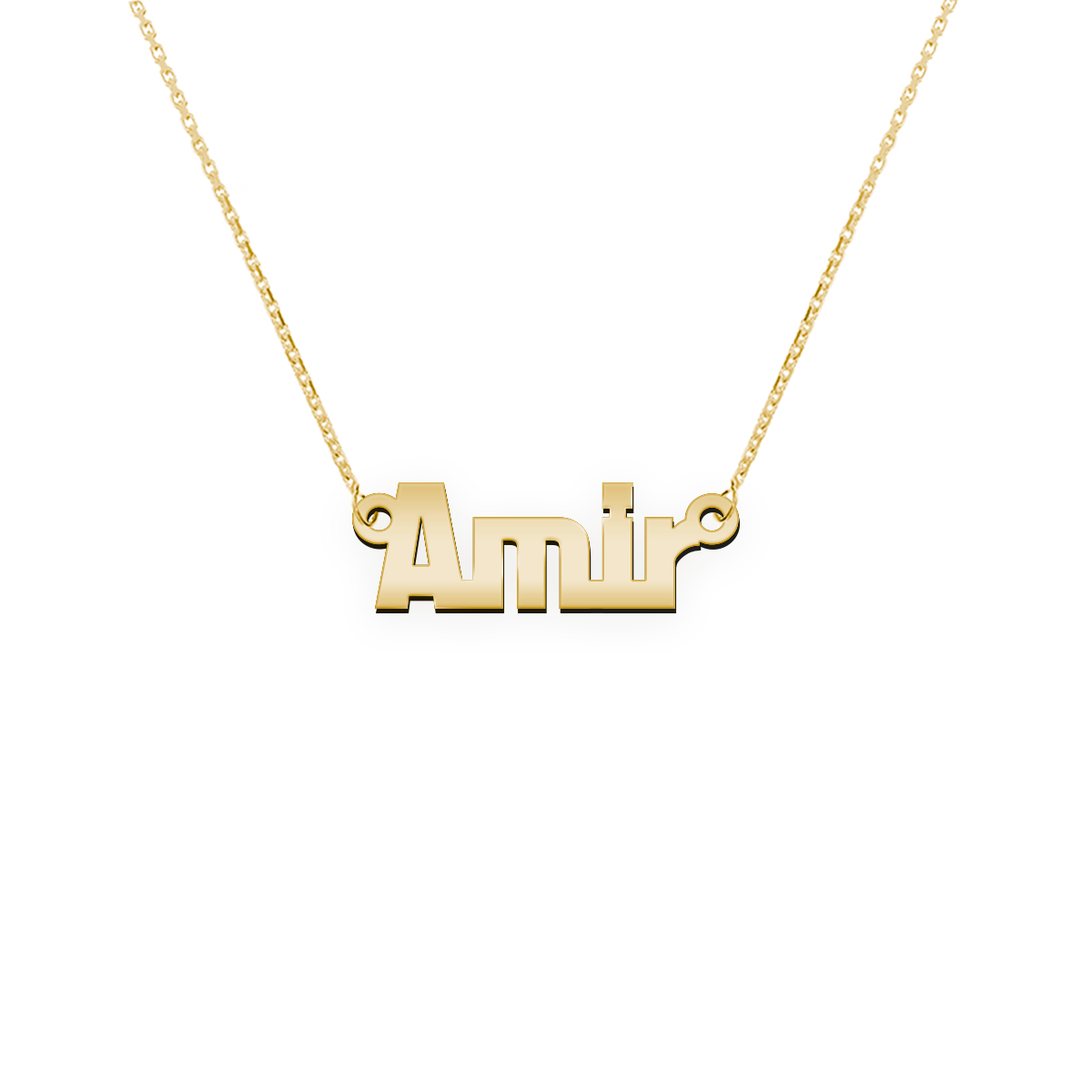 Namenskette Schriftart "Amir"