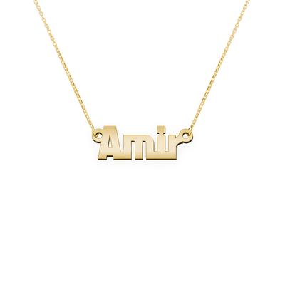 Namenskette Schriftart "Amir"