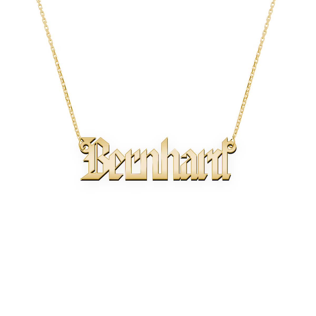 Namenskette Schriftart "Bernhard"