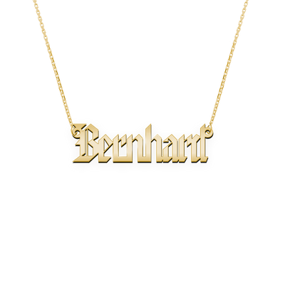 Namenskette Schriftart "Bernhard"