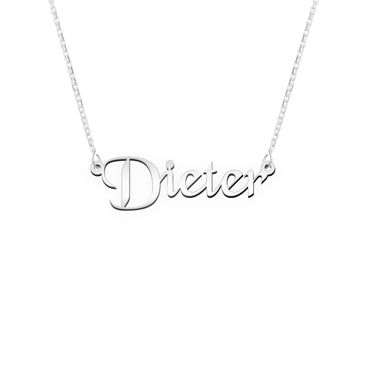 Namenskette Schriftart "Dieter"