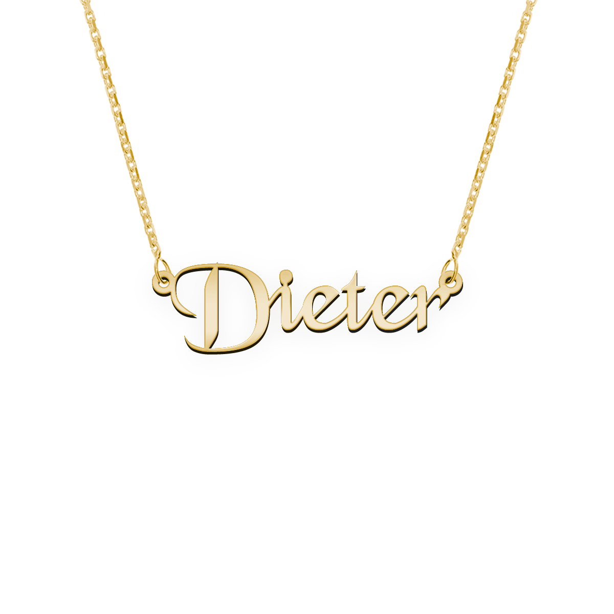 Namenskette Schriftart "Dieter"