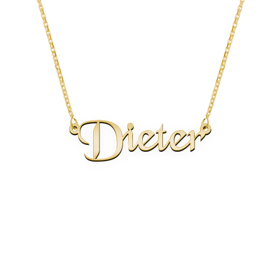 Namenskette Schriftart "Dieter"