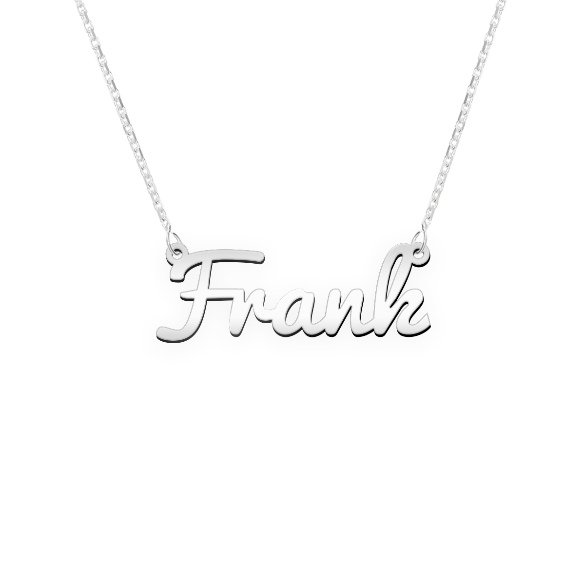 Namenskette Schriftart "Frank"