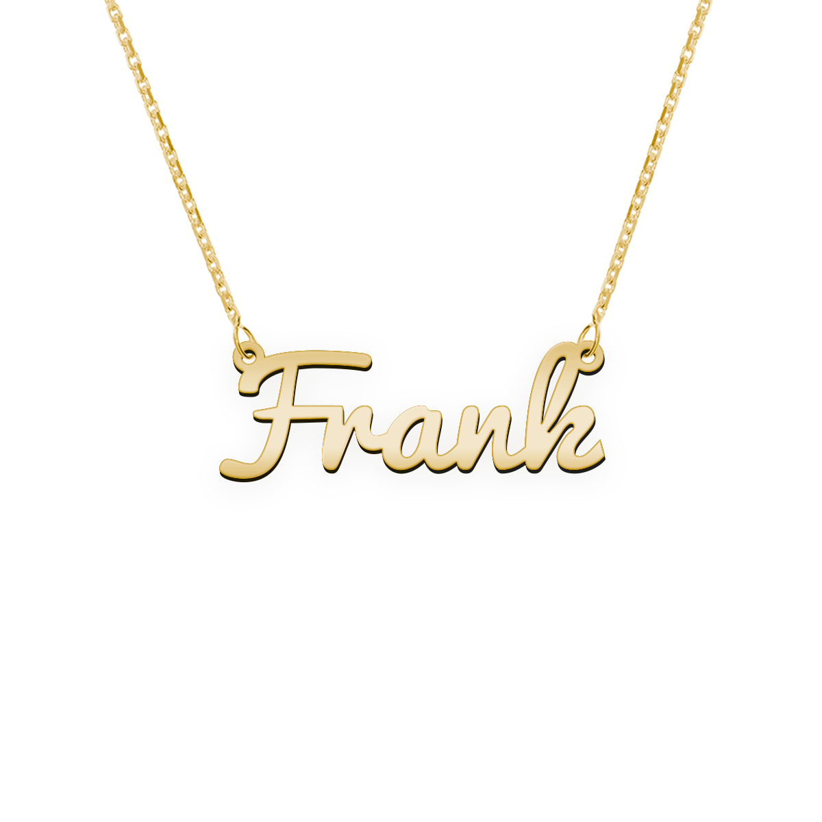 Namenskette Schriftart "Frank"