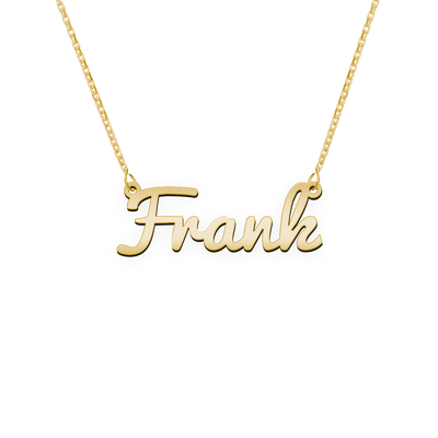 Namenskette Schriftart "Frank"