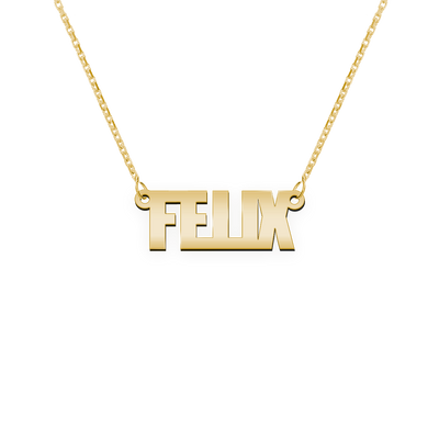 Namenskette Schriftart "Felix"