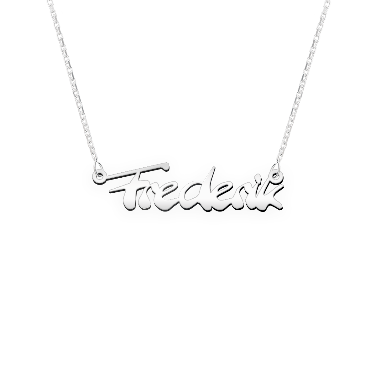 Namenskette Schriftart "Frederik"