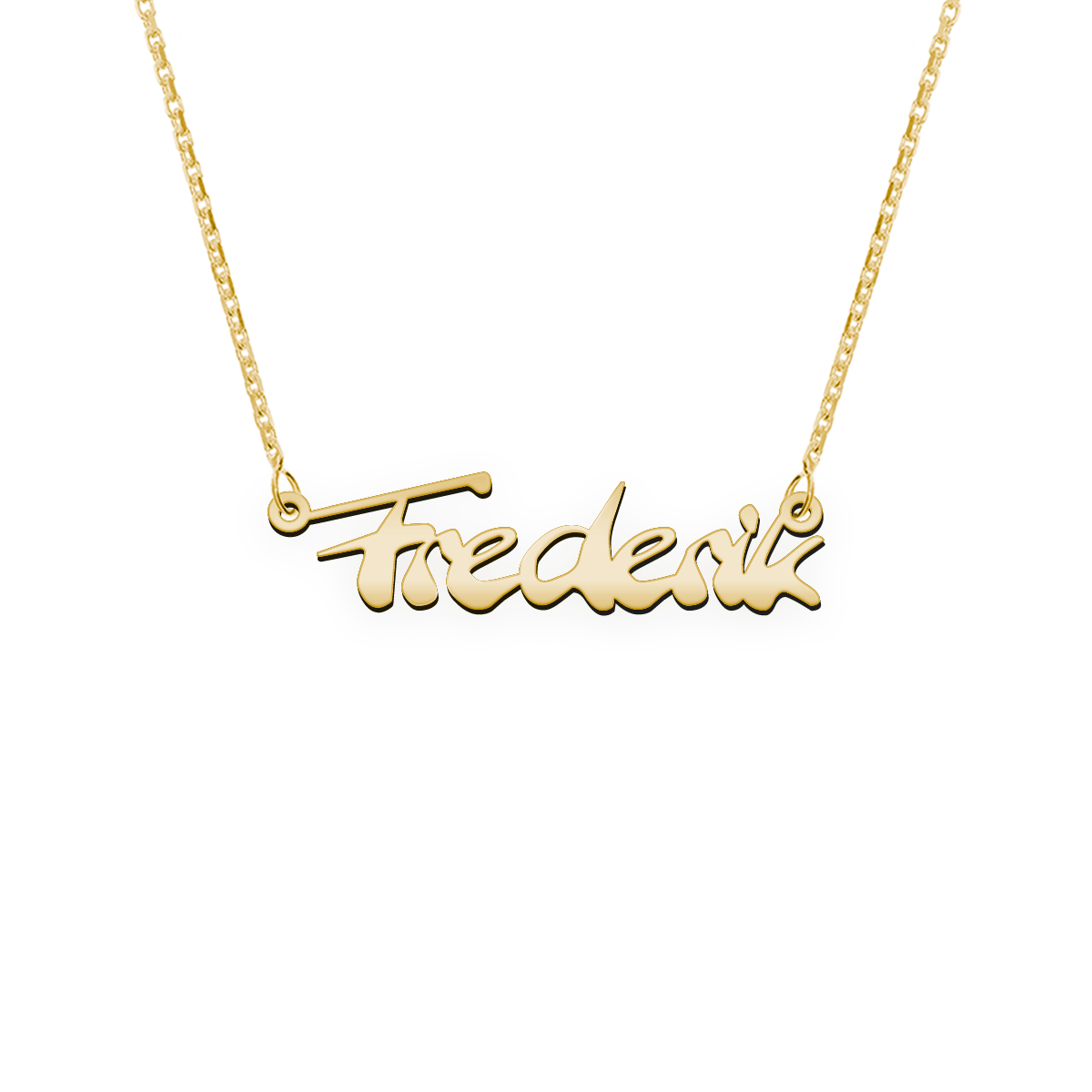 Namenskette Schriftart "Frederik"